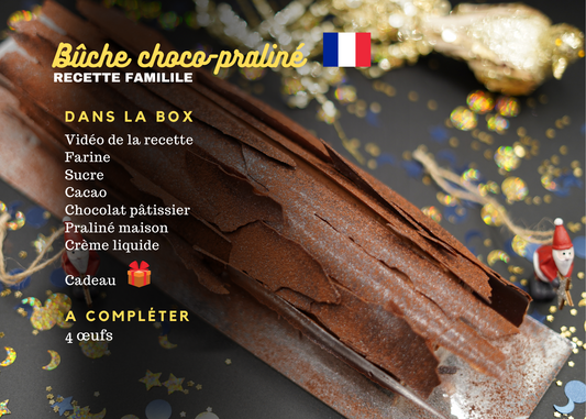 Bûche Choco-praliné